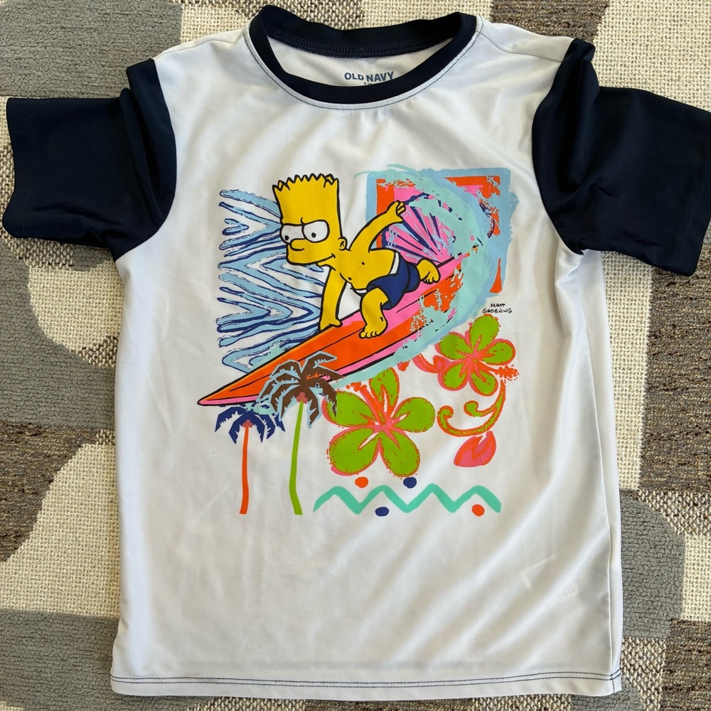 Old Navy Simpsons Swim Set 6-7 - Picture 2 of 4